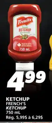 IGA FRENCH'S KETCHUP offer
