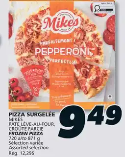 IGA MIKES FROZEN PIZZA offer