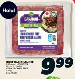 IGA BARAKAH MEADOWS LEAN GROUND BEEF offer