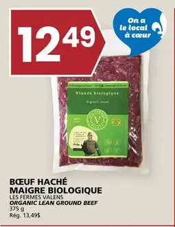 Rachelle-Bery Grocery LES FERMES VALENS ORGANIC LEAN GROUND BEEF offer