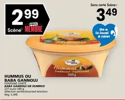 Rachelle-Bery Grocery FONTAINE SANTÉ BABA GANNOUJ OR HUMMUS offer
