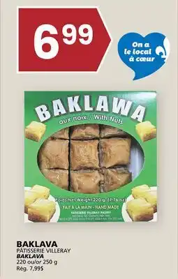Rachelle-Bery Grocery PÂTISSERIE VILLERAY BAKLAVA offer