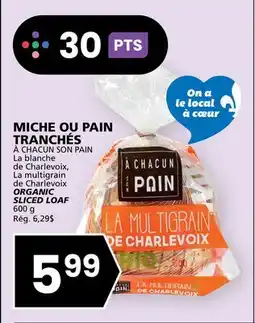 Rachelle-Bery Grocery À CHACUN SON PAIN ORGANIC SLICED LOAF offer
