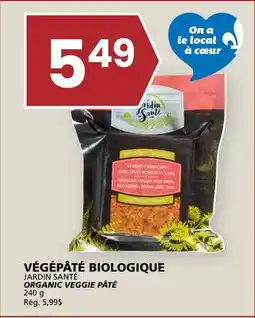 Rachelle-Bery Grocery JARDIN SANTÉ ORGANIC VEGGIE PÂTÉ offer