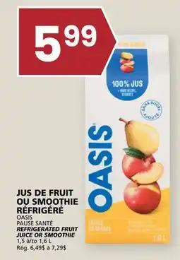 Rachelle-Bery Grocery OASIS REFRIGERATED FRUIT JUICE OR SMOOTHIE offer