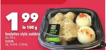 Marche Ami boulettes style suédois offer