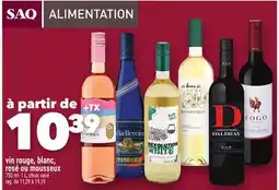 Marche Ami vin rouge, blanc, rosé ou mousseux offer
