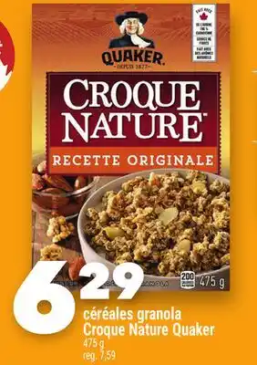 Marche Ami céréales granola CroqueNature Quaker offer