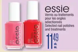 Jean Coutu essie Selected nail polishes and treatments offer
