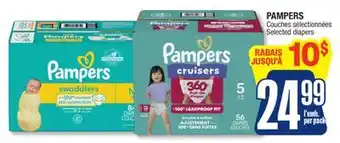 Jean Coutu PAMPERS Selected diapers offer