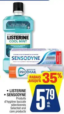 Jean Coutu LISTERINE, SENSODYNE Selected oral care products offer