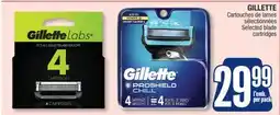 Jean Coutu GILLETTE Selected blade cartridges offer