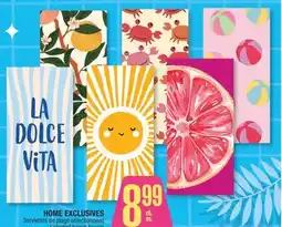 Jean Coutu HOME EXCLUSIVES Selected beach towels offer