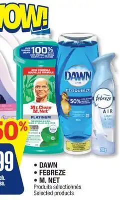 Jean Coutu DAWN, FEBREZE, M.NET Selected products offer