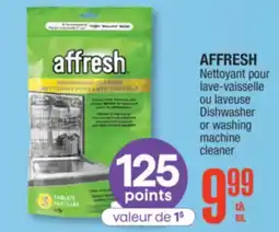 Jean Coutu AFFRESH Dishwasher or washing machine cleaner offer