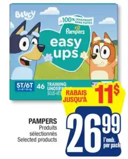 Jean Coutu PAMPERS Selected products offer