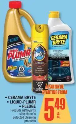 Jean Coutu CERAMA BRYTE, LIQUID-PLUMR, PLEDGE offer
