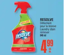 Jean Coutu RESOLVE Laundry stain remover offer