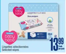 Jean Coutu Personnelle Selected wipes offer