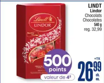 Jean Coutu LINDT Lindor Chocolates offer