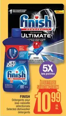 Jean Coutu FINISH Détergents pour lave-vaisselle sélectionnés offer