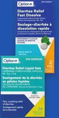 Proxim Option + Diarrhea relief offer