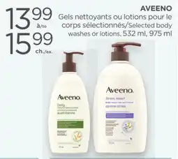 Proxim AVEENO Selected body washes or lotions offer