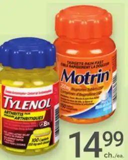 Proxim TYLENOL, MOTRIN Acétaminophènes ou ibuprofènes sélectionnés offer