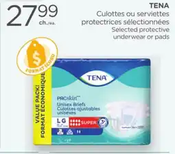 Proxim TENA Selected protective underwear or pads offer