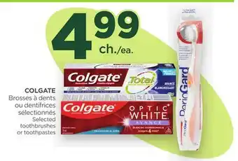 Proxim COLGATE Selected toothbrushes or toothpastes offer
