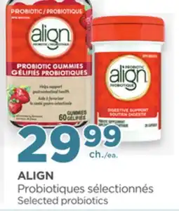 Proxim ALIGN Selected probiotics offer