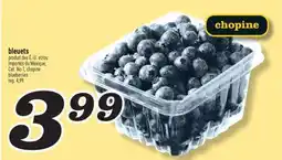 Marché Richelieu bleuets | chopine blueberries offer
