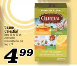 Marché Richelieu tisane Celestial | Celestial herbal tea offer