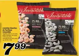 Marché Richelieu crevettes blanches du Pacifique Irrésistible offer