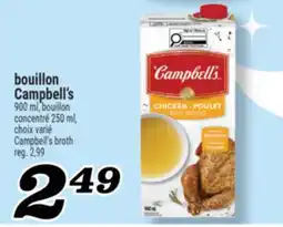 Marché Richelieu bouillon Campbell's offer