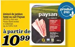 Marché Richelieu émincé de jambon fumé ou cuit Paysan offer