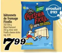 Marché Richelieu BÂTONNETS DE FROMAGE FICELLO | BLACK DIAMOND FICELLO CHEESE STICKS offer