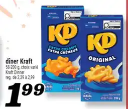 Marché Richelieu dîner Kraft offer