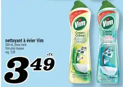 Marché Richelieu nettoyant à évier Vim | Vim sink cleaner offer