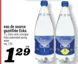 Marché Richelieu eau de source gazéifiée Eska | Eska carbonated spring water offer
