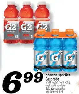 Marché Richelieu boisson sportive Gatorade offer