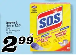 Marché Richelieu TAMPONS À RÉCURER S.O.S | S.O.S SCOURING PADS offer