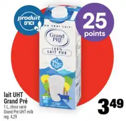 Super C lait UHT Grand Pré | Grand Pré UHT milk offer