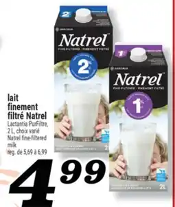 Marché Richelieu lait finement filtré Natrel | Natrel fine-filtered milk offer