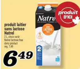 Marché Richelieu produit laitier sans lactose Natrel | Natrel lactose free dairy product offer