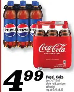 Marché Richelieu Pepsi, Coke soft drink offer