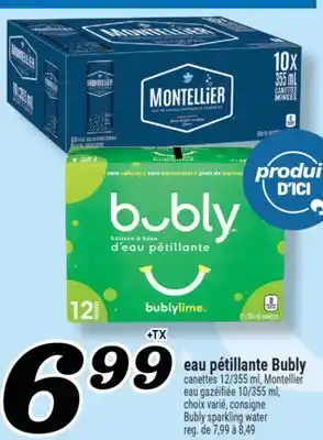 Marché Richelieu eau pétillante Bubly | Bubly sparkling water offer