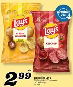 Marché Richelieu CROUSTILLES LAY'S | LAY'S POTATO CHIPS offer
