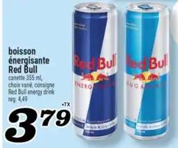 Marché Richelieu BOISSON ÉNERGISANTE RED BULL CANETTE | RED BULL ENERGY DRINK offer