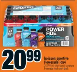 Super C boisson sportive Powerade ion4 | Powerade ion4 sport drink offer